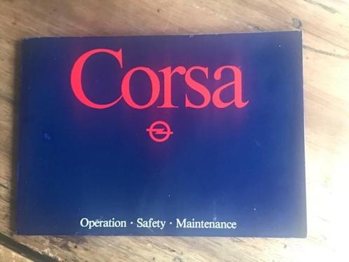 Opel Corsa 1983 owner manual gebruikshandleiding, Auto diversen, Handleidingen en Instructieboekjes, Ophalen of Verzenden