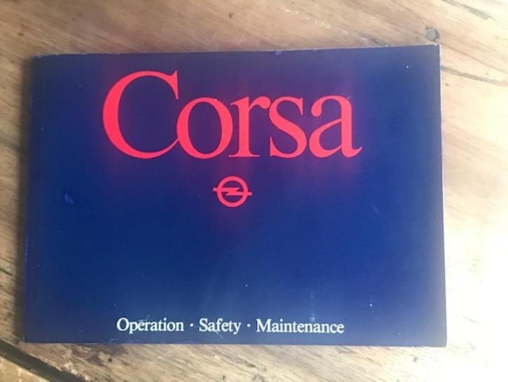 Opel Corsa 1983 owner manual gebruikshandleiding, Auto diversen, Handleidingen en Instructieboekjes, Ophalen of Verzenden