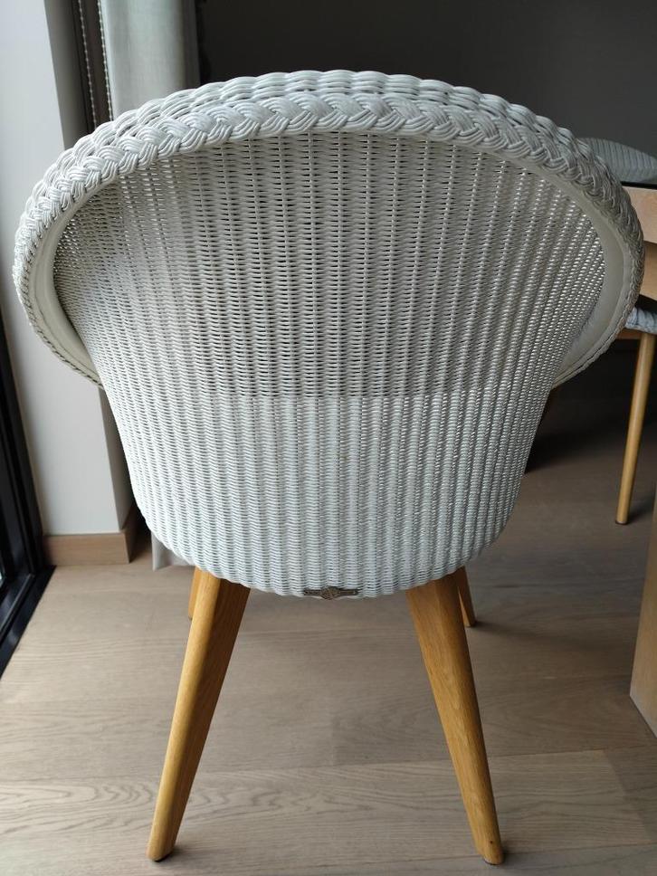 6 mooie witte stoelen van Vincent Sheppard voor € 1.200, Huis en Inrichting, Stoelen, Zo goed als nieuw, Vijf, Zes of meer stoelen