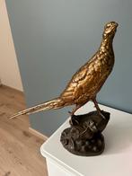 Bronzen beeld fazant op rots van Bureau L., Antiquités & Art, Art | Sculptures & Bois, Enlèvement
