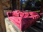 decoratieve zetel lounge bordeaux, Ophalen, Lounge 3 zit, Driepersoons, 75 tot 100 cm
