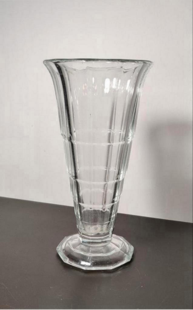 Art-déco vaas Val Saint Lambert model "Éclat", Antiek en Kunst, Antiek | Glaswerk en Kristal, Ophalen of Verzenden