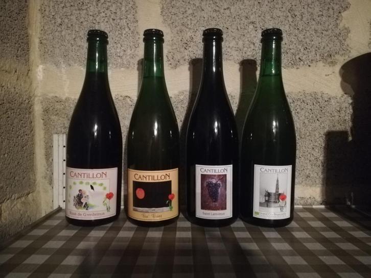 Lot de bouteilles de bière Cantillon, Verzamelen, Biermerken, Zo goed als nieuw, Flesje(s), Overige merken, Ophalen