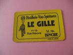 1 oude losse speelkaart Distillerie Le Gille , Binche (2), Collections, Comme neuf, Carte(s) à jouer, Enlèvement ou Envoi