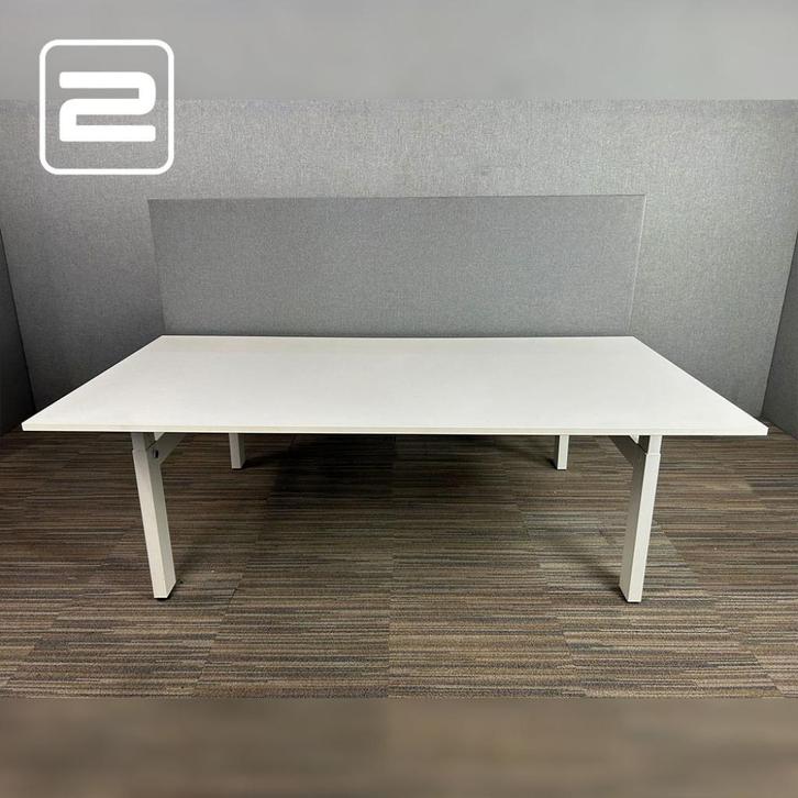 AHREND Four Duo Dubbele Workbench, Huis en Inrichting, Bureaus, Zo goed als nieuw, Bureau, In hoogte verstelbaar, Ophalen
