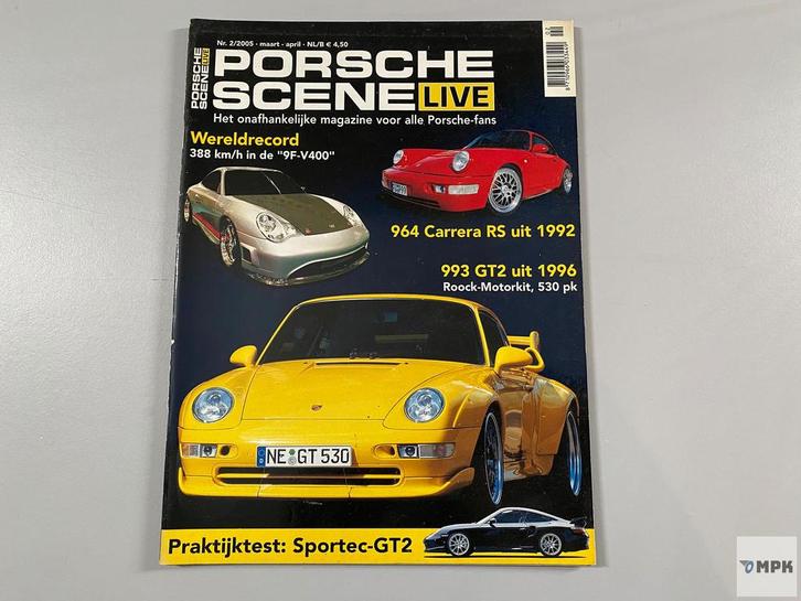 Porsche Scene Live Maart April 2005 Nederlands, Boeken, Auto's | Folders en Tijdschriften, Gelezen, Ophalen of Verzenden