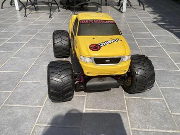 FG monstertruc 1/5  4wd, Autres échelles, Voiture off road, Comme neuf, Enlèvement