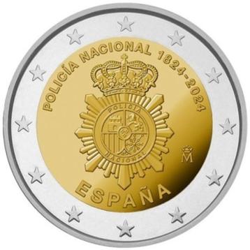 2 euro Spanje 2024 Politie