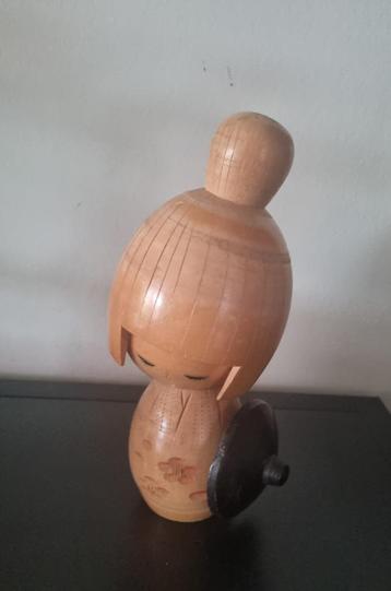 Mooie kokeshi van Miyashita, Hajime (1940-2006) 20 cm beschikbaar voor biedingen