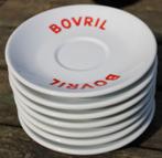 Lot de soucoupes Bovril - porcelaine de Baudour - Cerabel
