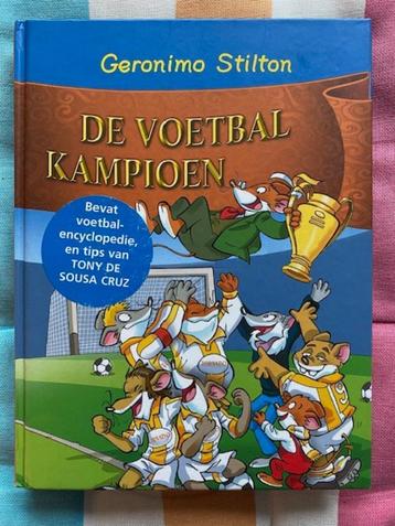 De voetbal kampioen   boek van Geronimo Stilton beschikbaar voor biedingen