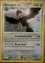 Pokémon kaart Staraptor Lv. 54, Ophalen of Verzenden, Zo goed als nieuw, Losse kaart