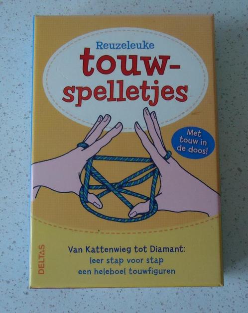 "Touwspelletjes"  in prima staat., Hobby & Loisirs créatifs, Jeux de société | Autre, Comme neuf, 1 ou 2 joueurs, Enlèvement ou Envoi