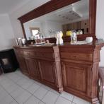 eiken dressoir kast met spiegel, Antiek en Kunst, Ophalen