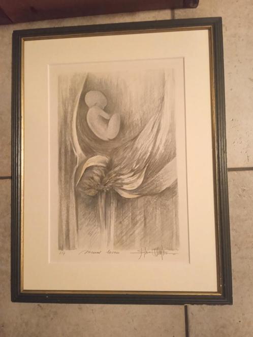 Litho Van Kunstenares Sylvia Korthals, Antiek en Kunst, Kunst | Litho's en Zeefdrukken, Ophalen