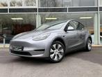 Tesla Model Y QUICKSILVER / TREKHAAK / PANO / ZETELVERWARMIN, Auto's, Parkeersensor, Gebruikt, Leder, 5 zetels