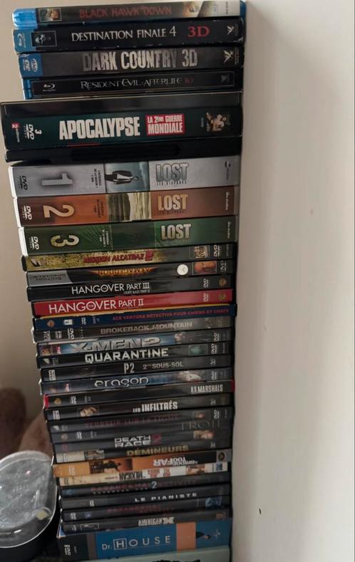 vend/echange dvd et dvd blu-ray + Star Wars intégrale, Cd's en Dvd's, Blu-ray, Zo goed als nieuw, 3D, Ophalen of Verzenden