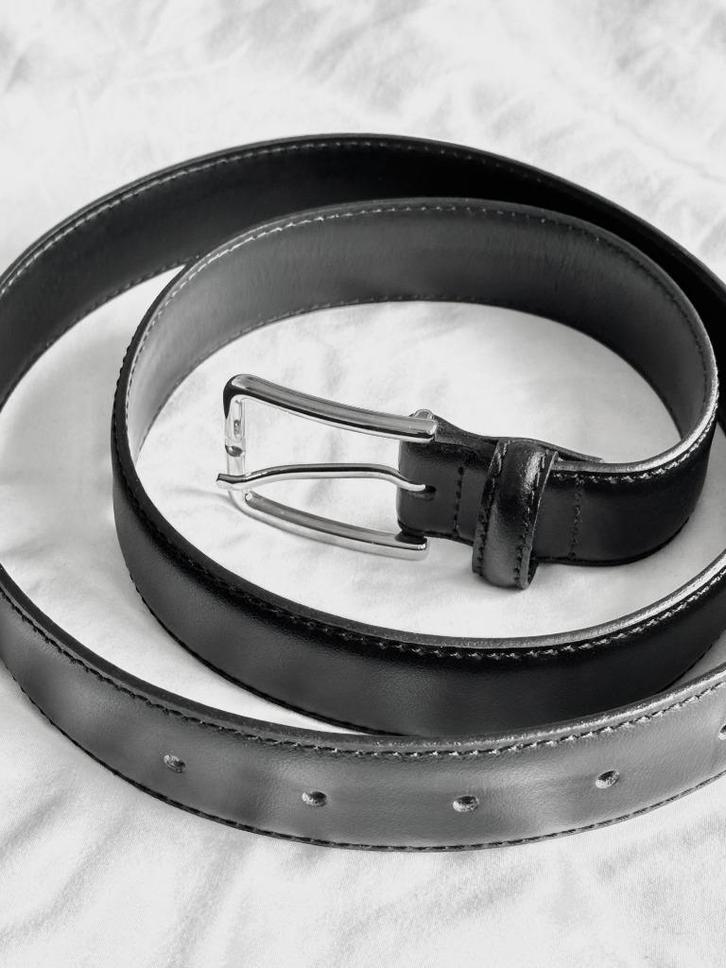 Ceinture cuire noir 90 NEW, Kleding | Heren, Riemen en Ceintuurs, Nieuw, Riem of Ceintuur, Minder dan 95 cm, Zwart, Ophalen