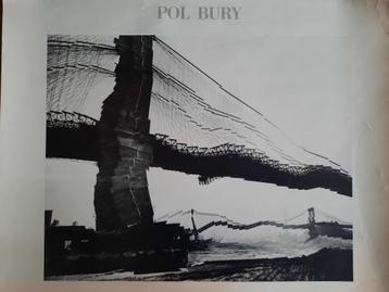 POSTER - POL BURY - BROOLYN BRUG MANHATTAN - 1965 beschikbaar voor biedingen