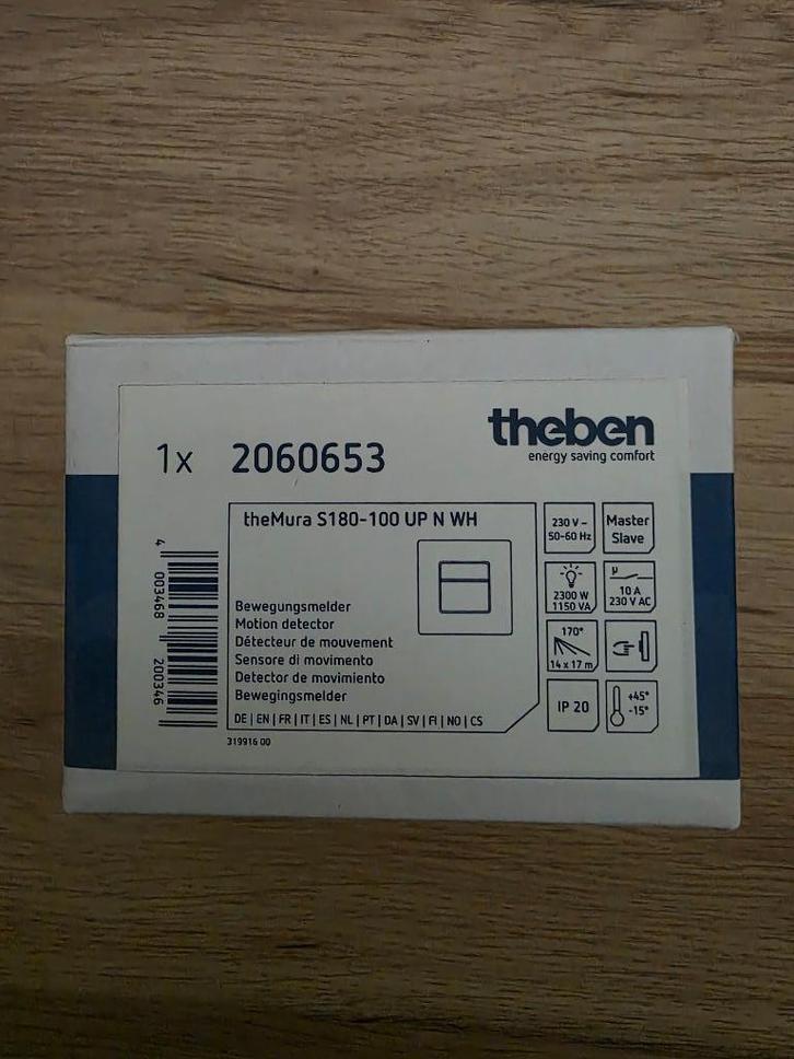 Nieuwe Theben - Bewegingsmelder themura S180, Doe-het-zelf en Bouw, Elektriciteit en Kabels, Nieuw, Overige typen, Ophalen of Verzenden
