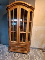 Vitrine kast    maten hoogte 1m89 diepte 34 cm breedte 1m10, Ophalen, Gebruikt