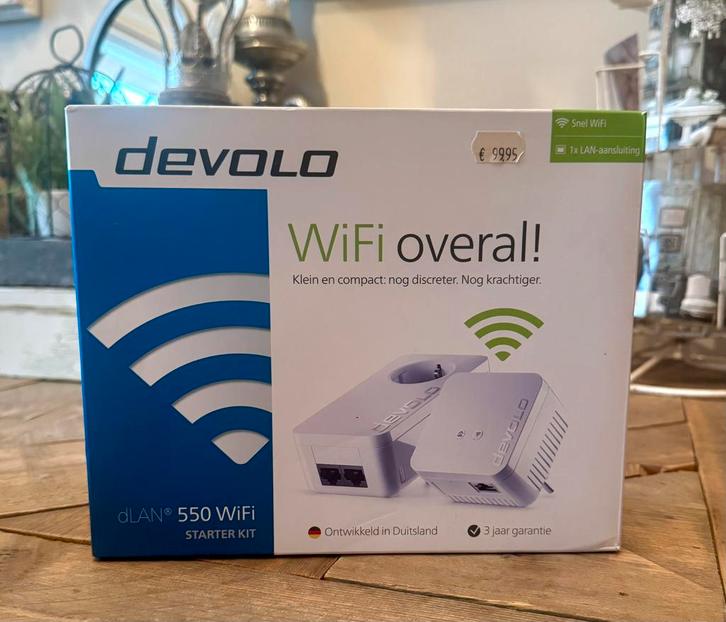 Devolo dLAN 550 WiFi Starter Kit!(NIEUW), Computers en Software, WiFi-versterkers, Nieuw, Ophalen of Verzenden