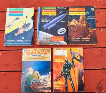 Lot Vintage science fiction magazines., Enlèvement