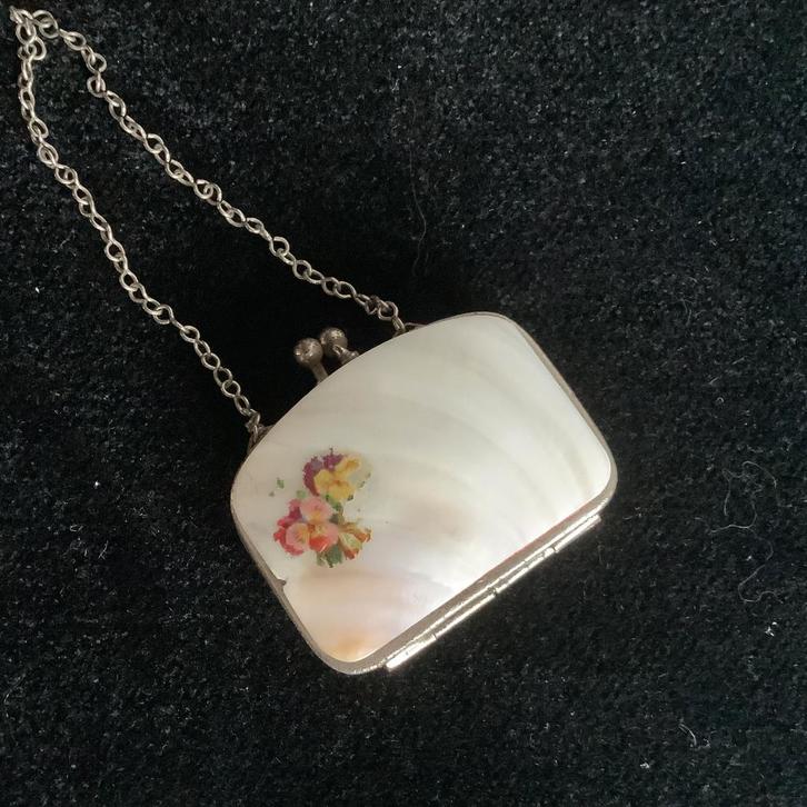 porte-monnaie ancien en nacre, Antiquités & Art, Curiosités & Brocante, Enlèvement ou Envoi