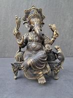 Bronzen beeld van Lord Ganesh/Ganapati/Azië/India/Handgemaak, Ophalen of Verzenden, Nieuw