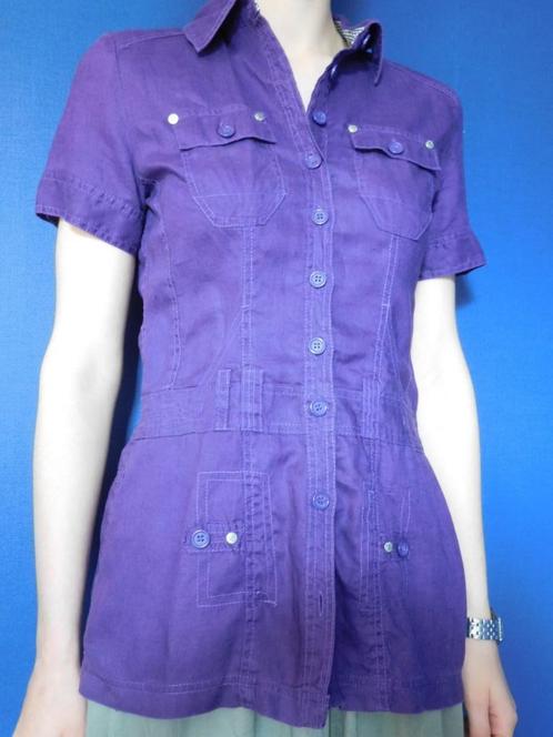 Street one paarse blouse maat EU 34 - F36, Kleding | Dames, Blouses en Tunieken, Zo goed als nieuw, Maat 36 (S), Paars, Verzenden