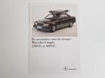 Mercedes-Benz W124 230CE | 300CE accessoire brochure - 1987, Ophalen of Verzenden, Mercedes-Benz, Mercedes