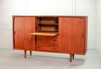 SALE! Vintage Deens Design Teak HP Hansen Dressoir 1960s, Teck, 25 à 50 cm, 200 cm ou plus, Enlèvement ou Envoi