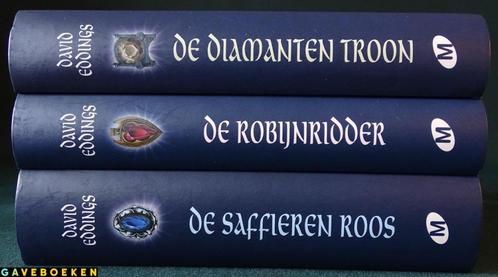 Elenium - David Eddings - Uitgeverij M - 3x - Hardcover, Boeken, Fantasy, Gelezen, Ophalen of Verzenden