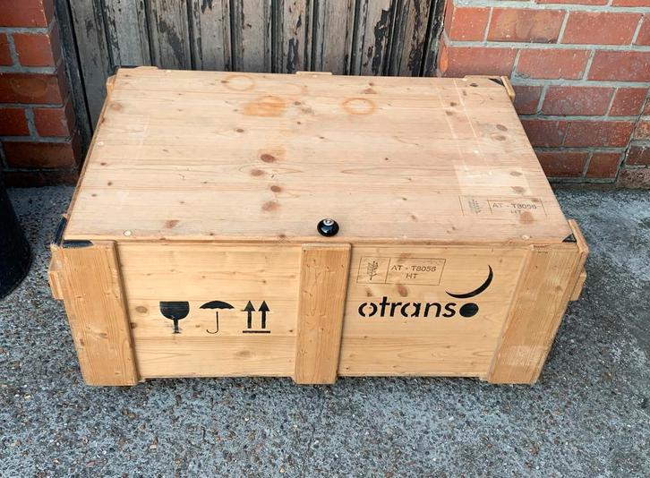 Kist op wieltjes, Huis en Inrichting, Woonaccessoires | Kisten, Gebruikt, Ophalen