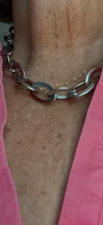 Dames ketting in zilver., Ophalen of Verzenden, Zo goed als nieuw, Zilver, Zilver