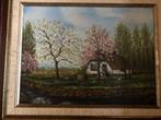 Schilderij 'Lentelandschap', Antiek en Kunst, Ophalen