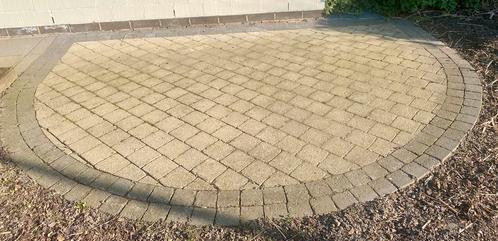 Halve (3/4) cirkel klinkers, Tuin en Terras, Tegels en Klinkers, Gebruikt, Klinkers, Ophalen