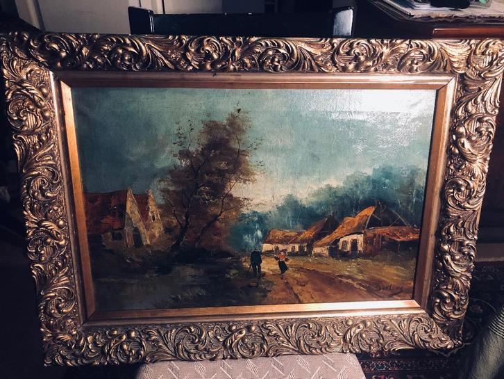 Schilderijn, Antiek en Kunst, Kunst | Schilderijen | Klassiek, Ophalen