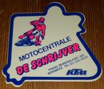 Vintage sticker Motocentrale De Schrijver Borsbeek retro KTM, Collections, Comme neuf, Voiture ou Moto, Enlèvement ou Envoi
