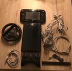 Nintendo WiiU console, WiiU Pro controller en 18 spellen, Met 1 controller, Ophalen of Verzenden, Zo goed als nieuw, Met games