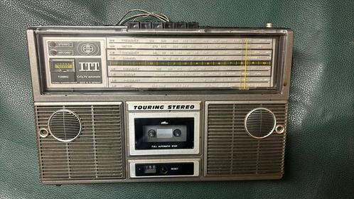 ITT Touring stereo cassette 109 de 1978, TV, Hi-fi & Vidéo, Radios, Comme neuf, Enlèvement ou Envoi