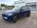 Alfa Romeo Stelvio Sport Tech Q4 200pk auto my19, Auto's, Alfa Romeo, Automaat, Blauw, Leder, Particulier