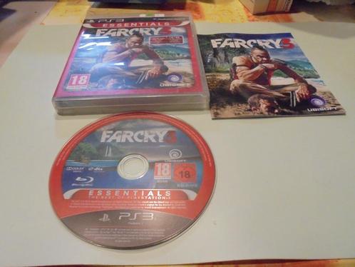Playstation 3 Far Cry 3 (CIB), Games en Spelcomputers, Games | Sony PlayStation 3, Gebruikt, Avontuur en Actie, 2 spelers, Vanaf 18 jaar