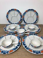 Villeroy & Boch 6x fondue borden 6x kommetjes septfontaines, Ophalen of Verzenden, Zo goed als nieuw, Bord(en), Overige stijlen