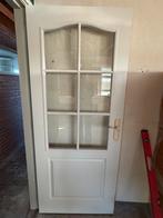 4 houten binnendeuren incl. Afwerking en klinken, Doe-het-zelf en Bouw, Deuren en Vliegenramen, Ophalen, Gebruikt, 80 tot 100 cm