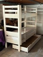 Stapelbed, Ophalen, Gebruikt, 70 cm of minder, Wit