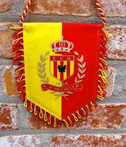 KV Mechelen voetbal mooie vaandel, Verzamelen, Sportartikelen en Voetbal, Zo goed als nieuw, Spel, Ophalen of Verzenden
