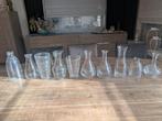 10 stuks Glazen Vazen, Ophalen of Verzenden