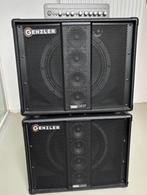 Basversterker Genzler head + cabs, Ophalen, Gebruikt, Basgitaar, 100 watt of meer