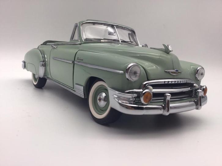 Chevrolet 1950 Deluxe Styleline Conv.  1:24 Franklin mint, Hobby en Vrije tijd, Modelauto's | 1:24, Zo goed als nieuw, Ophalen